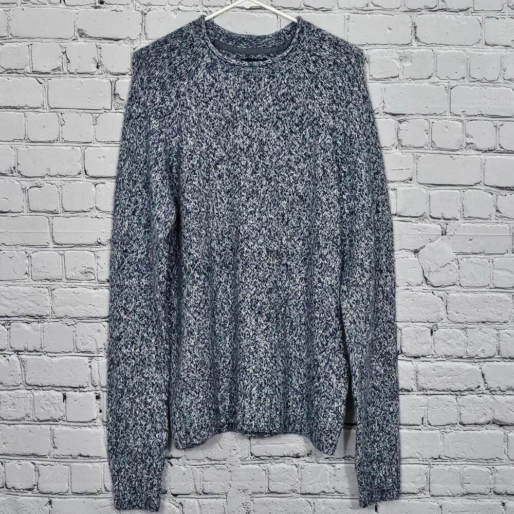 2/$30 NWOT Commerce Navy Blue Crew Neck Pullover Sweater Long Sleeve Size M